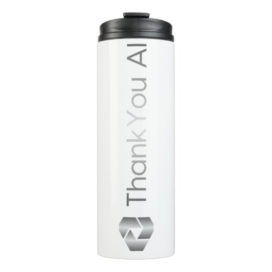 "Thank You AI"トラベルタンブラー タンブラー (正面)