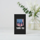 Thank You American Soldiers USA Flag 名刺 (スタンド正面)