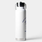 Thank You and Your Business Logo QR Code ウォーターボトル