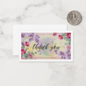Thank You Art Card ノートカード (正面/裏面インサイチュ)