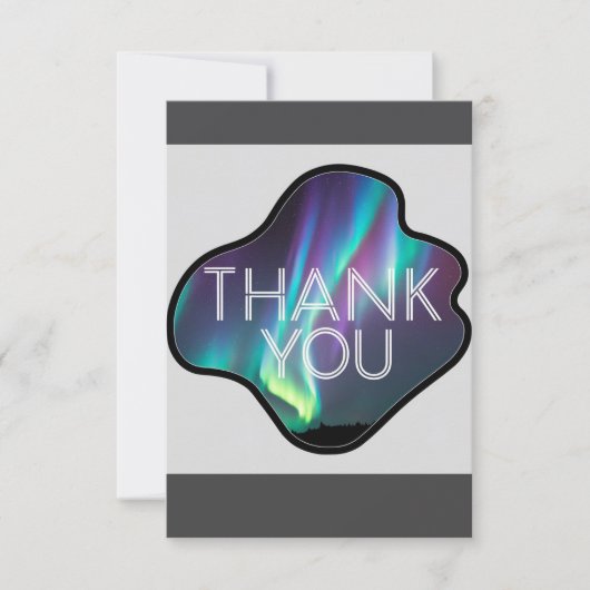 Thank You, Aurora Borealis  サンキューカード (正面)