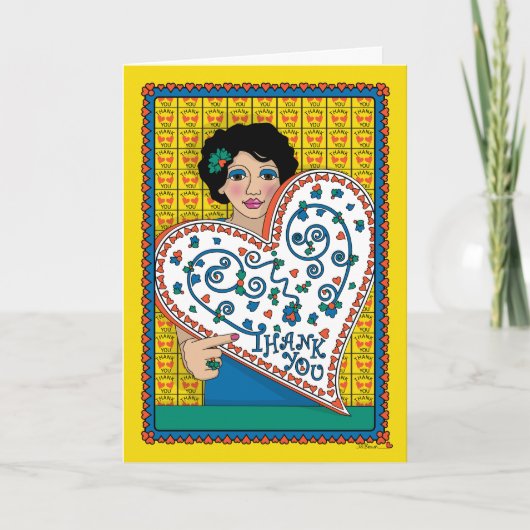 Thank You_B_Greetingカード サンキューカード (正面)