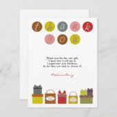 Thank You Baby Shower Card サンキューカード (正面/裏面)