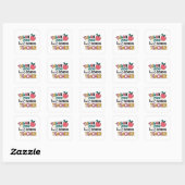 Thank You Back to School Teacher Apple スクエアシール (シート)