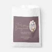 Thank You Beary Much, Bearly Wait Baby Shower フェイバーバッグ (正面)