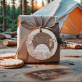 Thank You Beary Much Neutral Teddy Bear Favor フェイバータグ