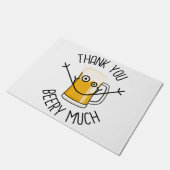 Thank You Beery Much - Silly Face ドアマット (アングル)