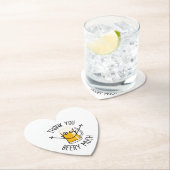 Thank You Beery Much - Silly Face ペーパーコースター (インサイチュ)