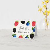 Thank You Berry Much - Pun Card カード (黄色い花)
