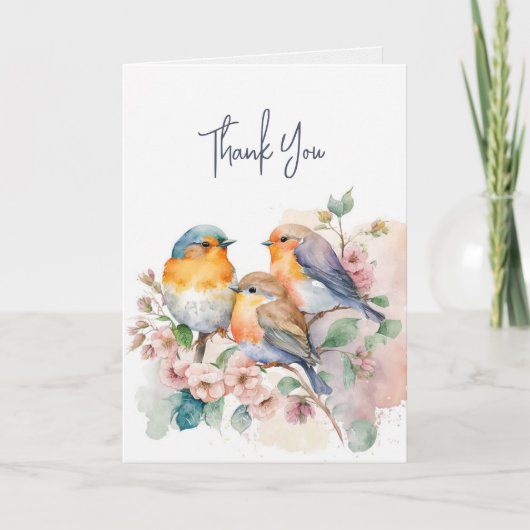 Thank You Bluebirds カード (正面)