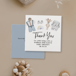 Thank You Boys Clothes Favor Favor フェイバータグ