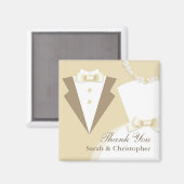 Thank You Bride & Groom 結婚's Magnet マグネット (正面/裏面)