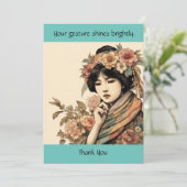 Thank you Bright Gestureカード サンキューカード (スタンド正面)