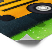 Thank You Bus Driver 10 Photo カスタム School Bus ポスター (角)