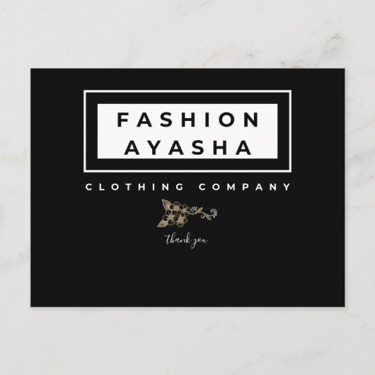 Thank you Businessブランドカード ポストカード (正面)