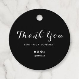 Thank You Businessロゴラベルのつるラベル フェイバータグ