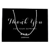 Thank You Businessロゴ ラージペーパーバッグ (裏面)