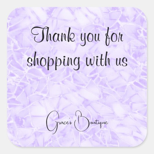 Thank You Business スクエアシール (正面)