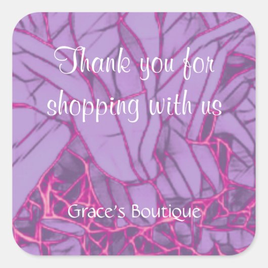 Thank You Business スクエアシール (正面)