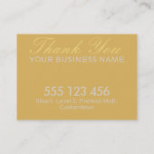 Thank You Business Card 名刺 (裏面)