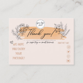Thank You Business Card 名刺