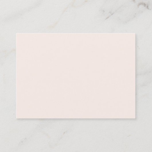 Thank You Business Card 名刺 (裏面)