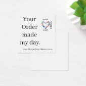 Thank You Business Card – Made With Love (デスク)