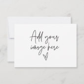 Thank You Business Card Packing Promoロイヤリティカード セーブザデート (裏面)