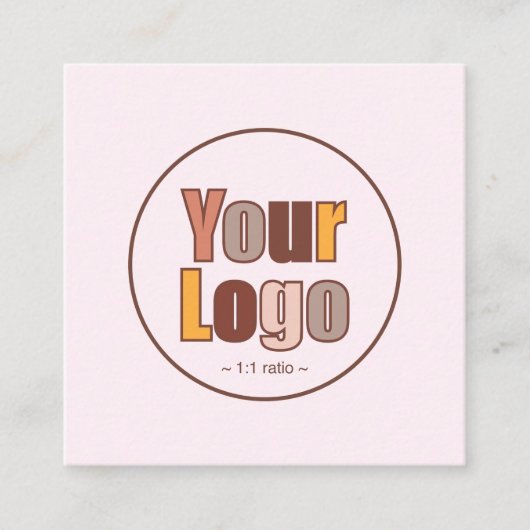 Thank You Business Logoミニマルモダンリスト 割引カード (正面)