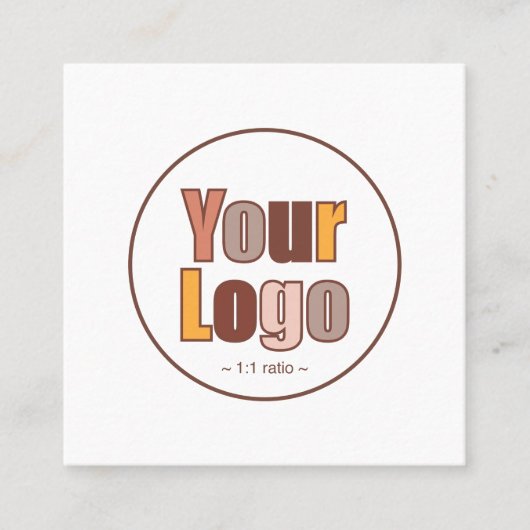 Thank You Business Logoミニマルモダンリスト 割引カード (正面)