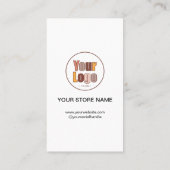 Thank You Business Logo モダン Store 割引カード (裏面)