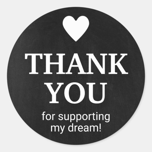 Thank You Business Package封筒 ラウンドシール (正面)