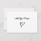 Thank You Business Promo Loyalty Note Card セーブザデート (裏面)