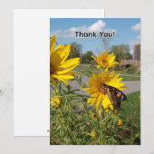 Thank You Butterfly 招待状 (正面/裏面)