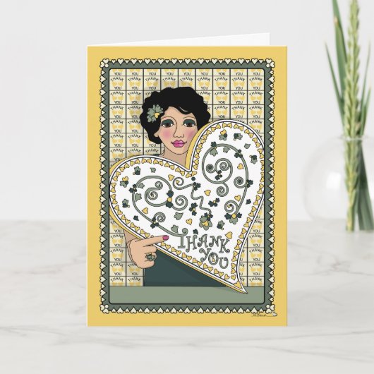 Thank You_C_Greetingカード サンキューカード (正面)