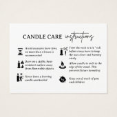 Thank You & Candleパッケー気にジ挿入カード (裏面)