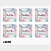 Thank You Candle Label – Elegant Gift Sticker スクエアシール (シート)