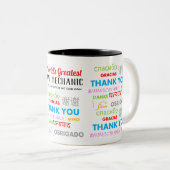 Thank You CAR整備士 – 世界最高感謝してい ツートーンマグカップ (正面右)
