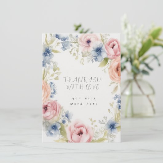 Thank you card サンキューカード (スタンド正面)