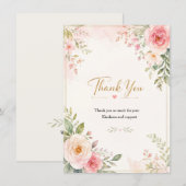Thank you card サンキューカード (正面/裏面)