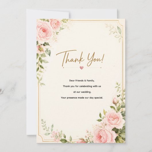 Thank you card サンキューカード (正面)