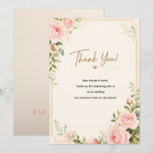 Thank you card サンキューカード (正面/裏面)