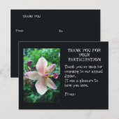 THANK YOU CARD ポストカード (正面/裏面)