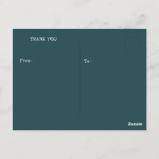 THANK YOU CARD ポストカード (裏面)