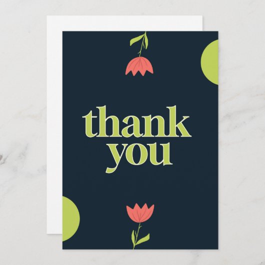 Thank You Card  招待状 (正面/裏面)