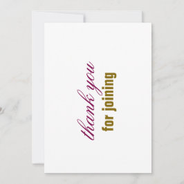 thank you card 招待状