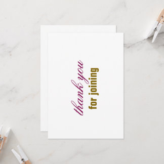 thank you card 招待状