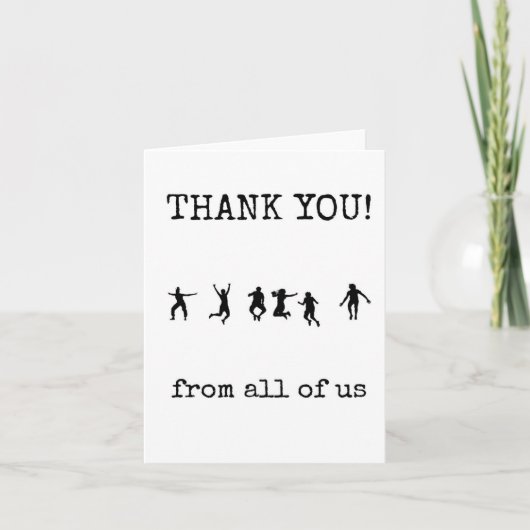 Thank you Card, Customers, From All of Us カード (正面)