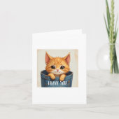 Thank You Card, Cute, Appreciation カード (正面)