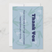 Thank you card design greeting card サンキューカード (正面)